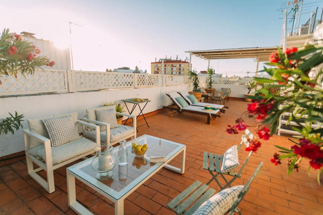 Ático con terraza en el centro de Sevilla